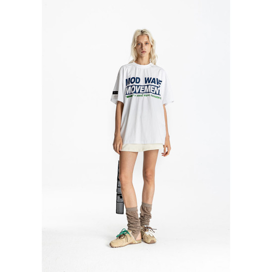 MWM Unisex κοντομάνικη μπλούζα Teddy Bear Streetwear Dog Print Tee